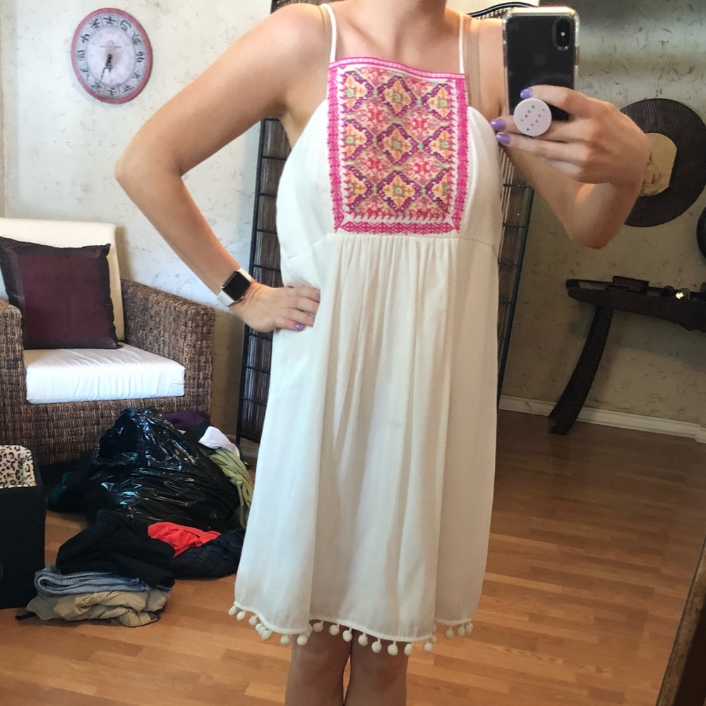 Francesca’s White Party Dress